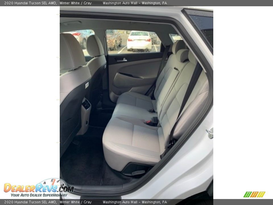 2020 Hyundai Tucson SEL AWD Winter White / Gray Photo #19