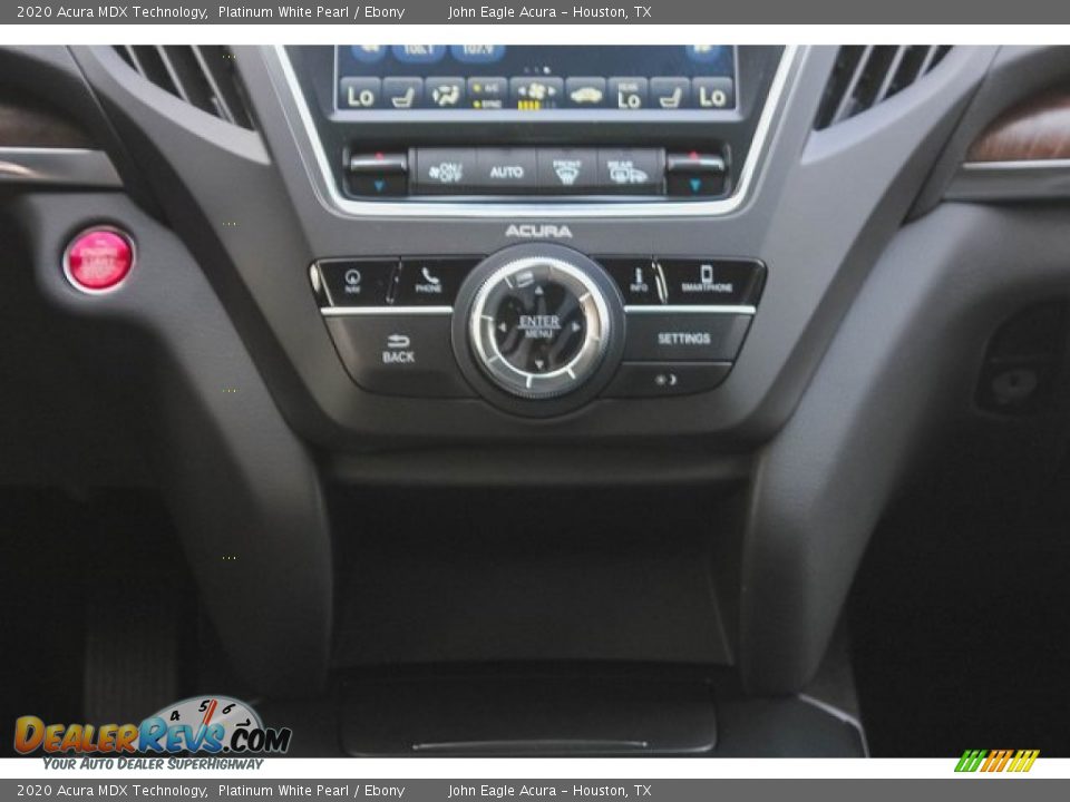 2020 Acura MDX Technology Platinum White Pearl / Ebony Photo #33