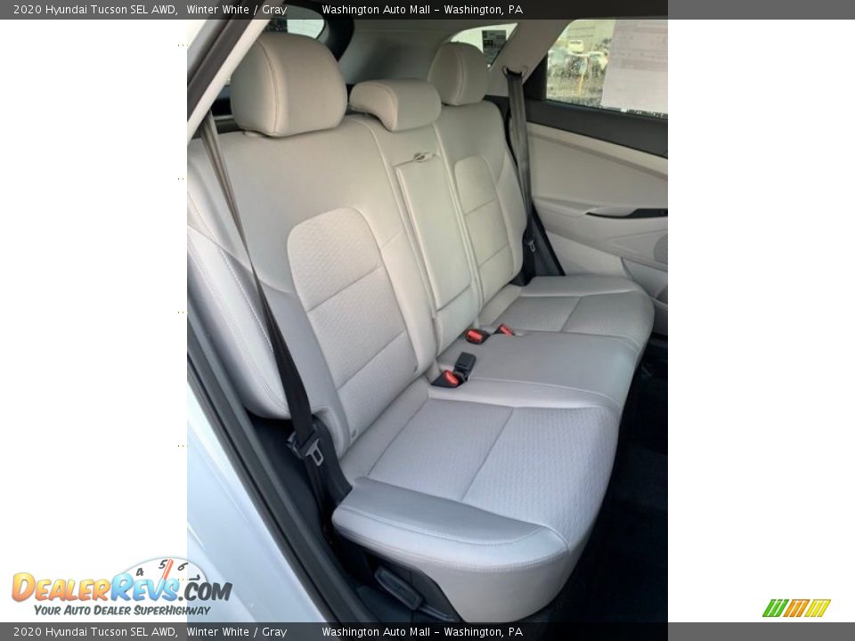 2020 Hyundai Tucson SEL AWD Winter White / Gray Photo #24