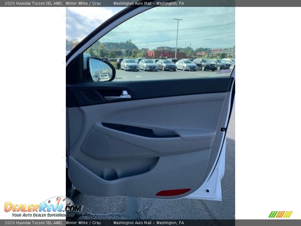 2020 Hyundai Tucson SEL AWD Winter White / Gray Photo #26