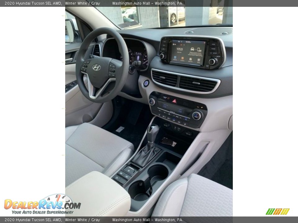 2020 Hyundai Tucson SEL AWD Winter White / Gray Photo #28