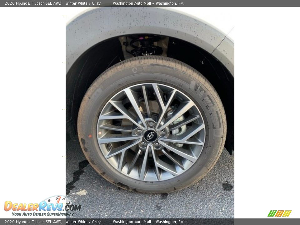 2020 Hyundai Tucson SEL AWD Winter White / Gray Photo #29