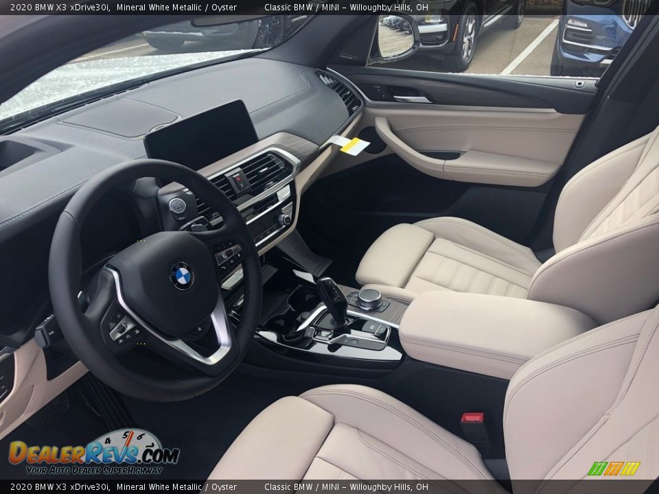 2020 BMW X3 xDrive30i Mineral White Metallic / Oyster Photo #3
