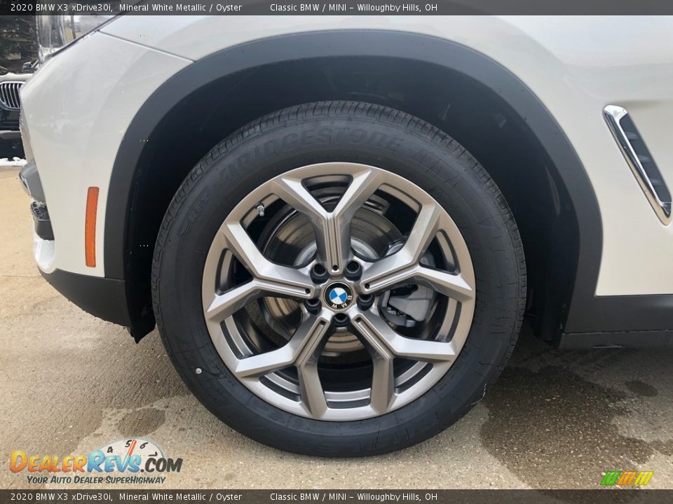 2020 BMW X3 xDrive30i Mineral White Metallic / Oyster Photo #5