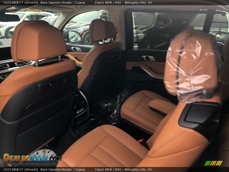2020 BMW X7 xDrive40i Black Sapphire Metallic / Cognac Photo #4