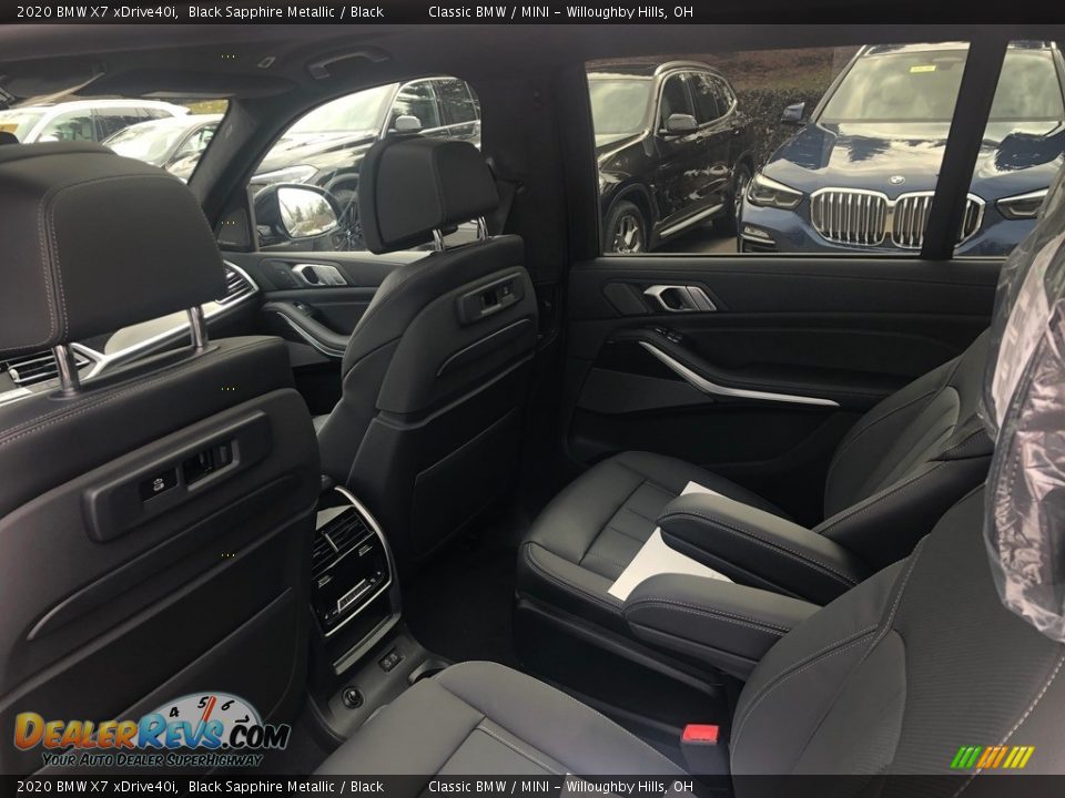 2020 BMW X7 xDrive40i Black Sapphire Metallic / Black Photo #4