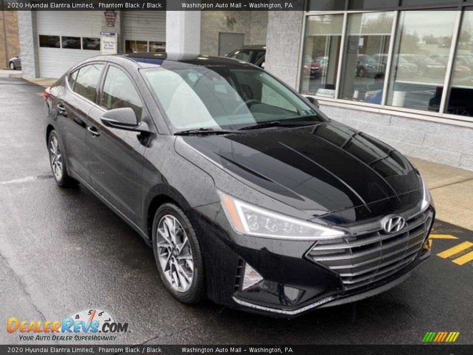 2020 Hyundai Elantra Limited Phantom Black / Black Photo #1