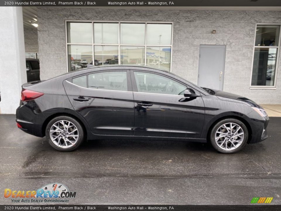 2020 Hyundai Elantra Limited Phantom Black / Black Photo #2