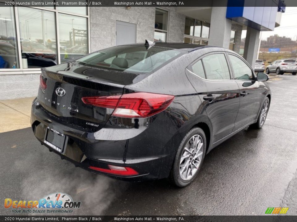2020 Hyundai Elantra Limited Phantom Black / Black Photo #3