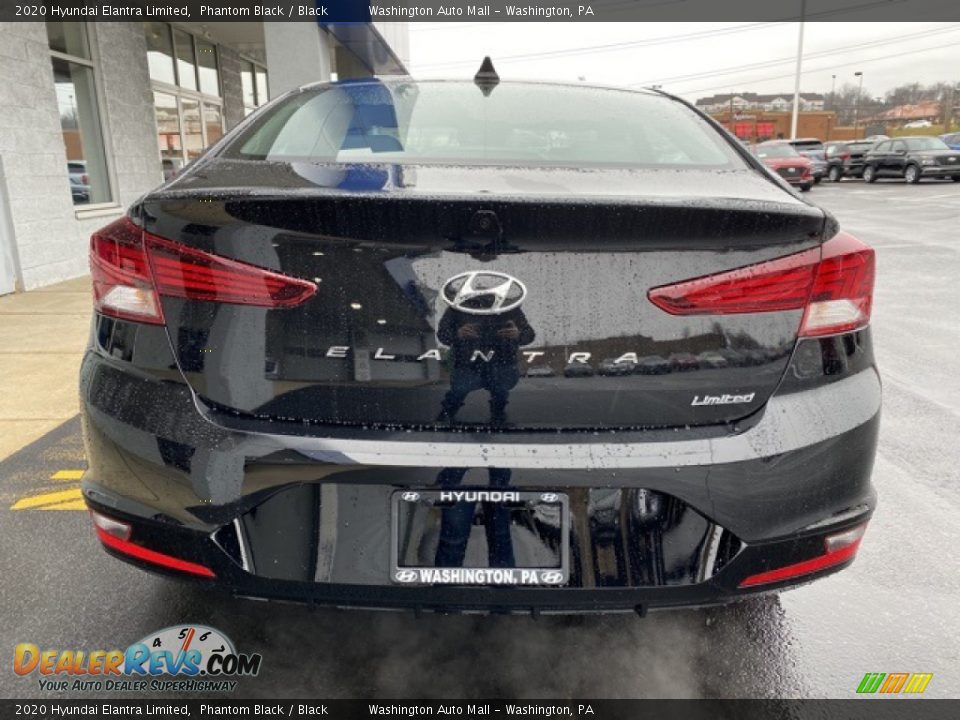 2020 Hyundai Elantra Limited Phantom Black / Black Photo #4