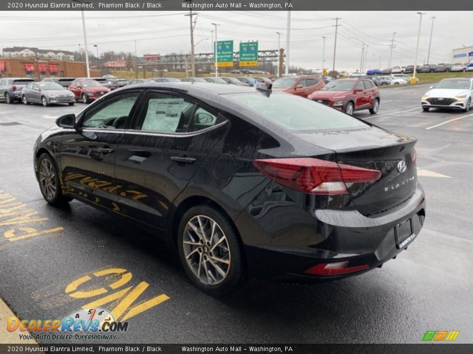 2020 Hyundai Elantra Limited Phantom Black / Black Photo #5