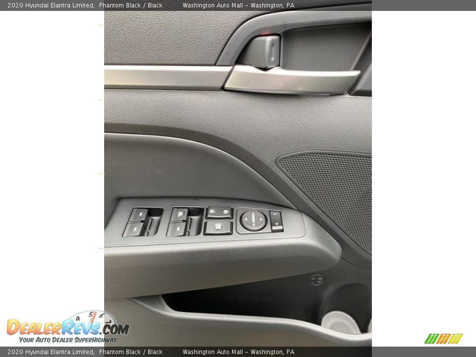 2020 Hyundai Elantra Limited Phantom Black / Black Photo #11