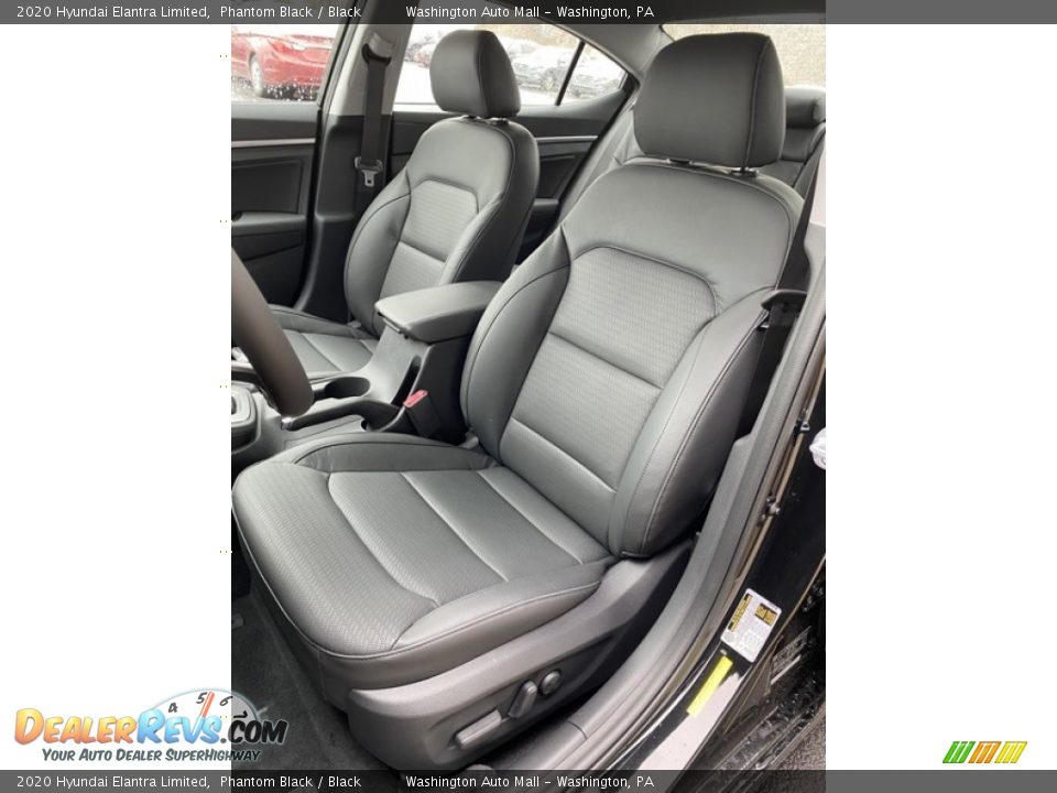 2020 Hyundai Elantra Limited Phantom Black / Black Photo #14