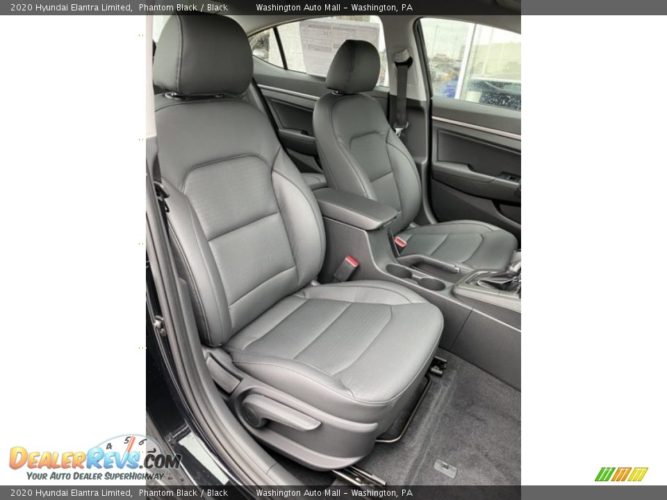 2020 Hyundai Elantra Limited Phantom Black / Black Photo #24