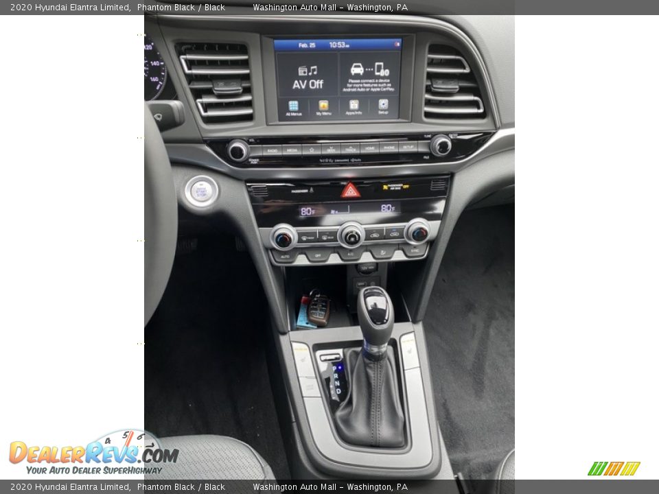 2020 Hyundai Elantra Limited Phantom Black / Black Photo #29