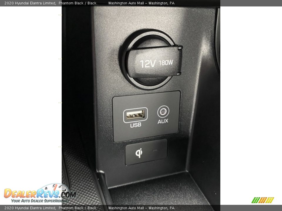 2020 Hyundai Elantra Limited Phantom Black / Black Photo #34