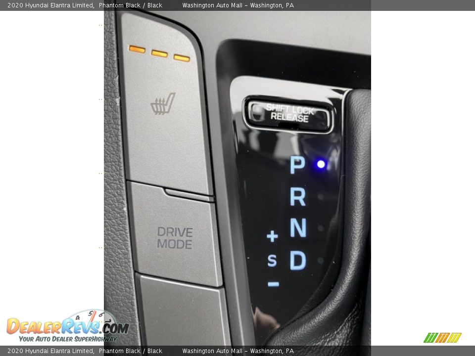 2020 Hyundai Elantra Limited Phantom Black / Black Photo #35