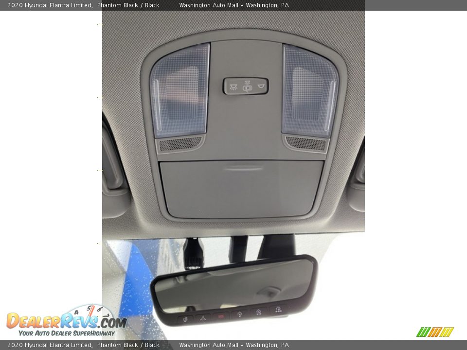 2020 Hyundai Elantra Limited Phantom Black / Black Photo #36