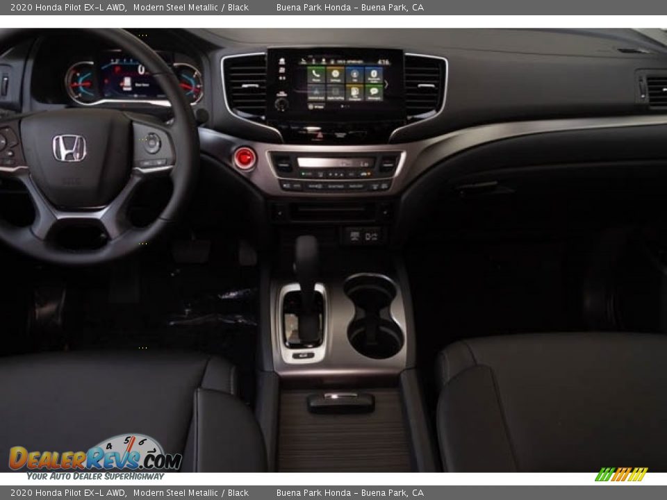 2020 Honda Pilot EX-L AWD Modern Steel Metallic / Black Photo #18