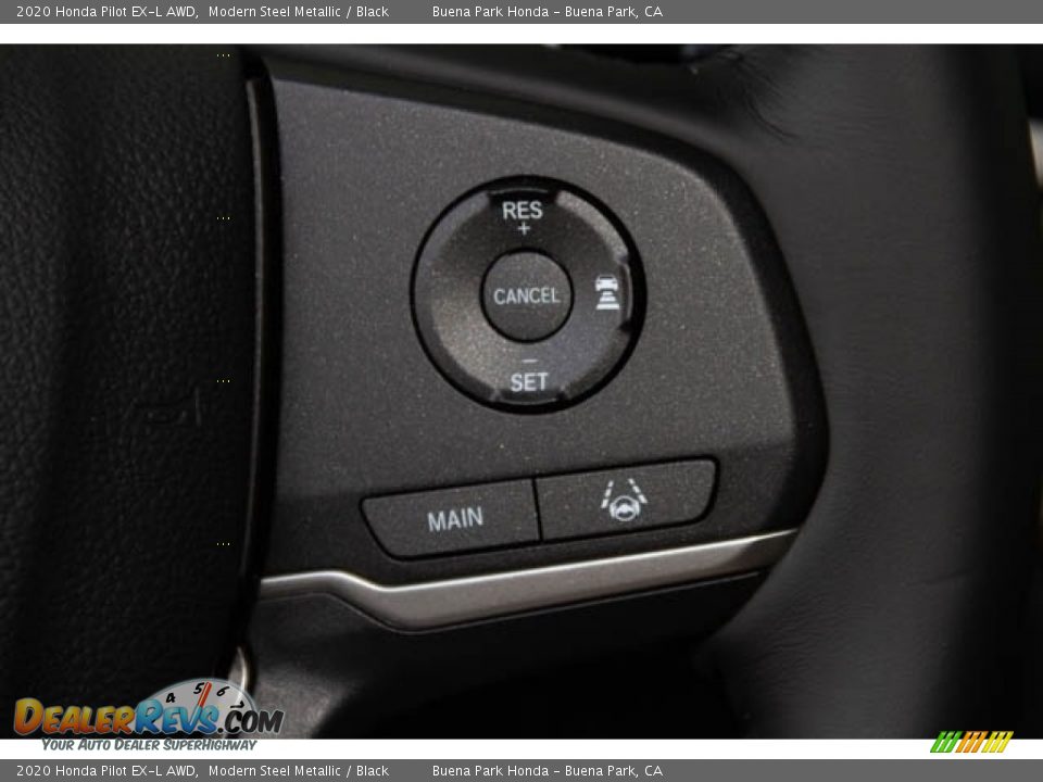 2020 Honda Pilot EX-L AWD Modern Steel Metallic / Black Photo #22