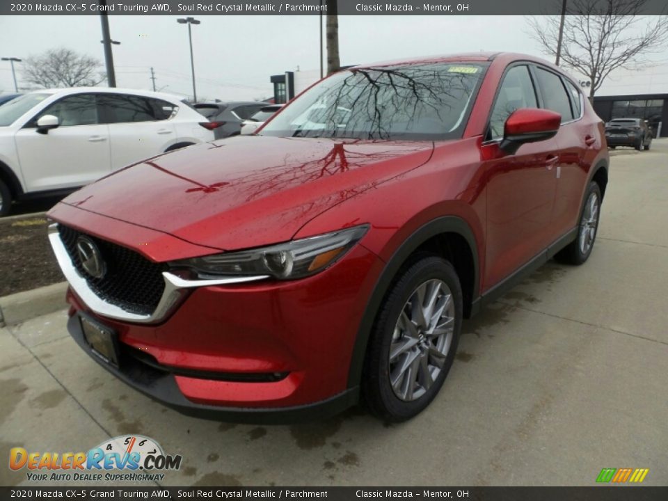 2020 Mazda CX-5 Grand Touring AWD Soul Red Crystal Metallic / Parchment Photo #3