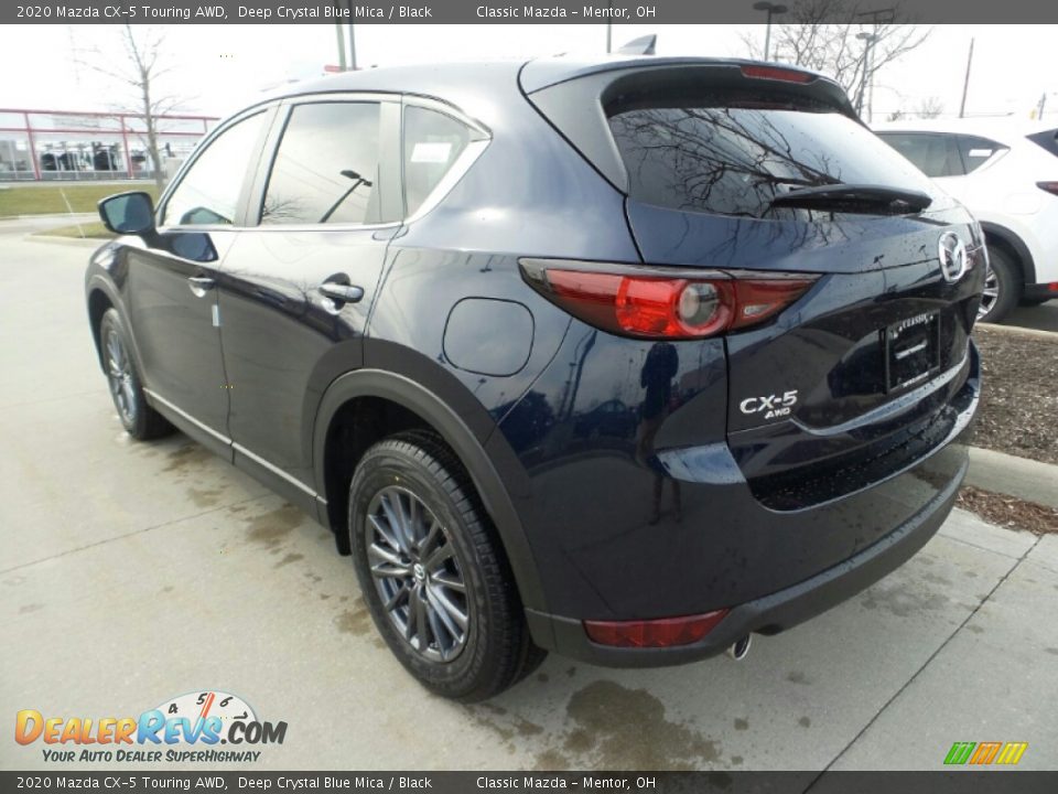 2020 Mazda CX-5 Touring AWD Deep Crystal Blue Mica / Black Photo #5