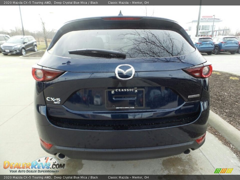 2020 Mazda CX-5 Touring AWD Deep Crystal Blue Mica / Black Photo #6