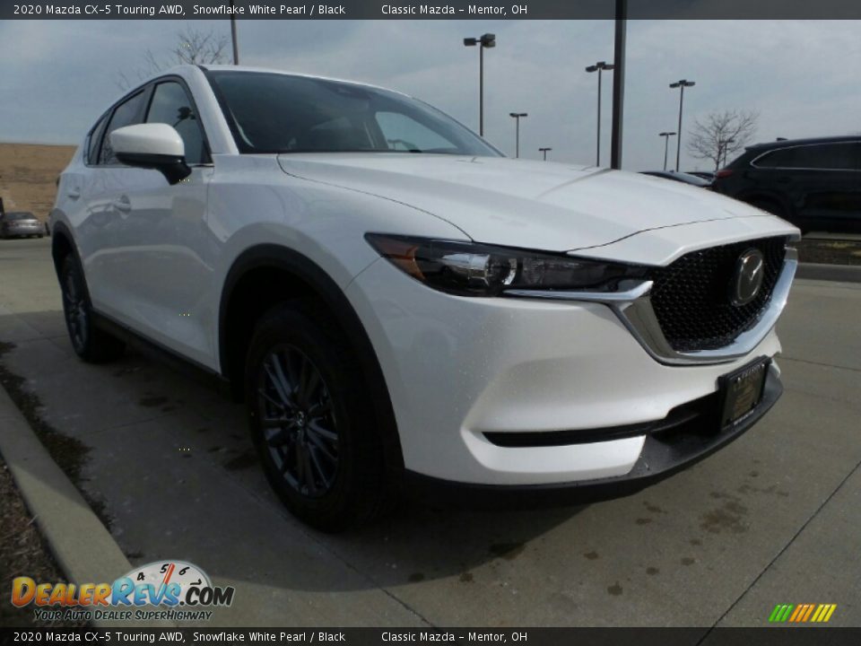 2020 Mazda CX-5 Touring AWD Snowflake White Pearl / Black Photo #1