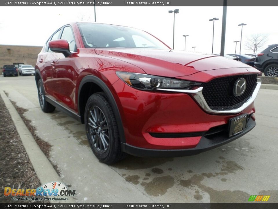 2020 Mazda CX-5 Sport AWD Soul Red Crystal Metallic / Black Photo #1