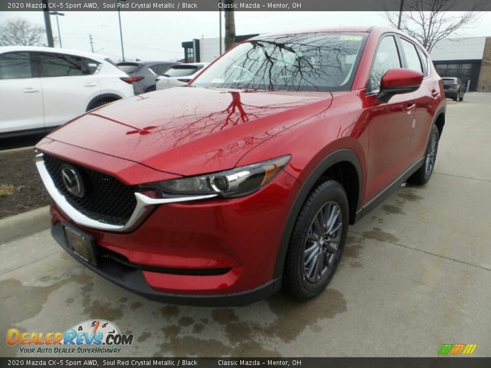 2020 Mazda CX-5 Sport AWD Soul Red Crystal Metallic / Black Photo #3