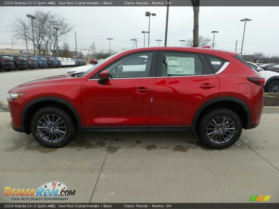 2020 Mazda CX-5 Sport AWD Soul Red Crystal Metallic / Black Photo #4
