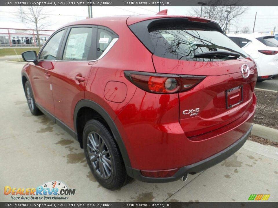 2020 Mazda CX-5 Sport AWD Soul Red Crystal Metallic / Black Photo #5