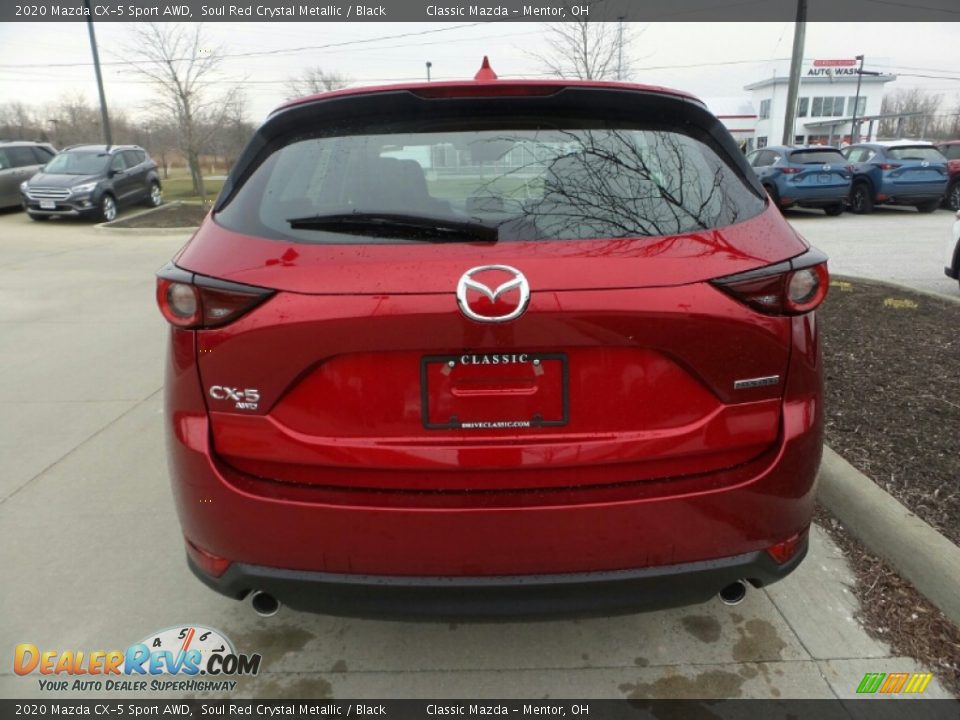 2020 Mazda CX-5 Sport AWD Soul Red Crystal Metallic / Black Photo #6