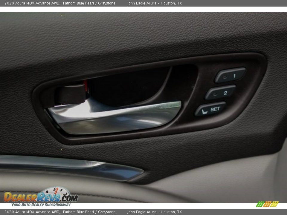 2020 Acura MDX Advance AWD Fathom Blue Pearl / Graystone Photo #12
