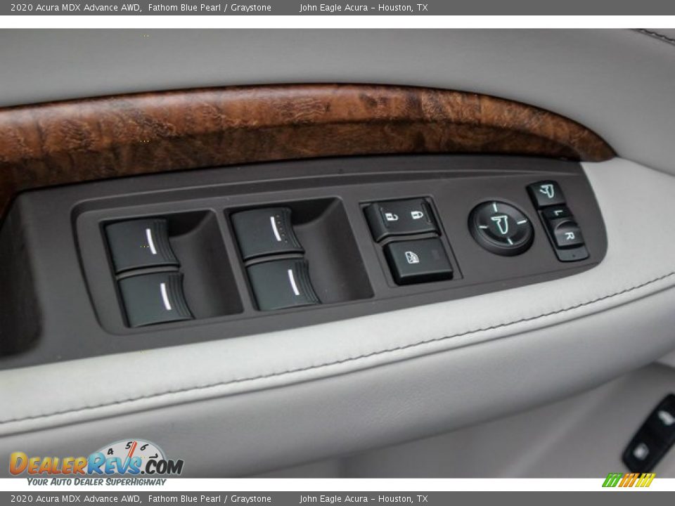 2020 Acura MDX Advance AWD Fathom Blue Pearl / Graystone Photo #13