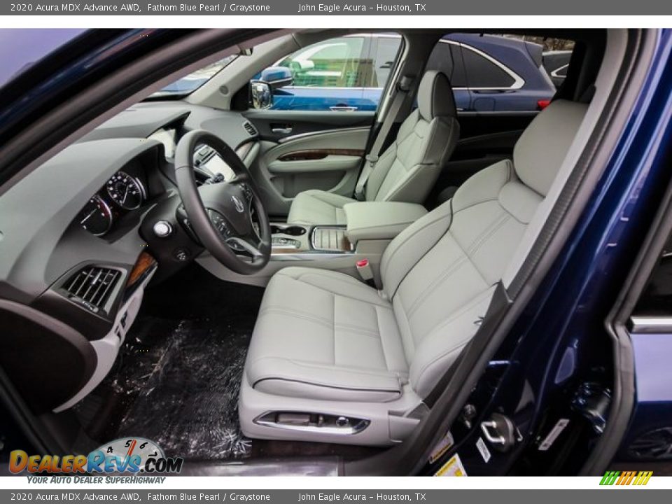 2020 Acura MDX Advance AWD Fathom Blue Pearl / Graystone Photo #18