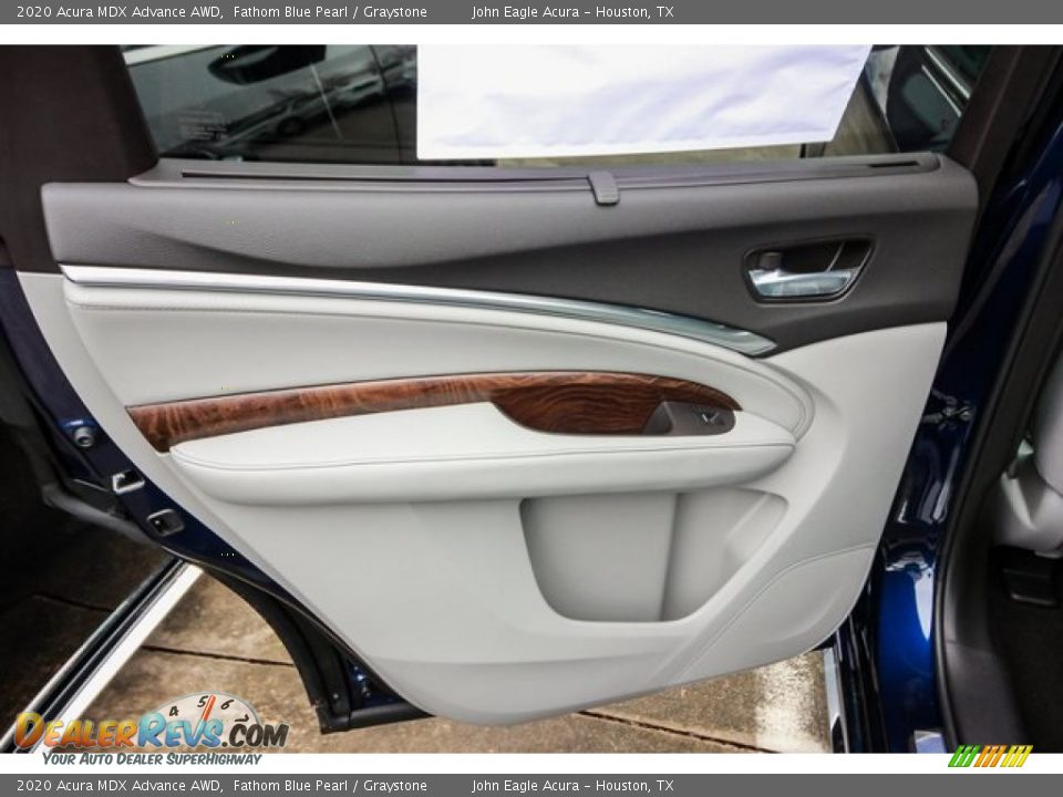 2020 Acura MDX Advance AWD Fathom Blue Pearl / Graystone Photo #19