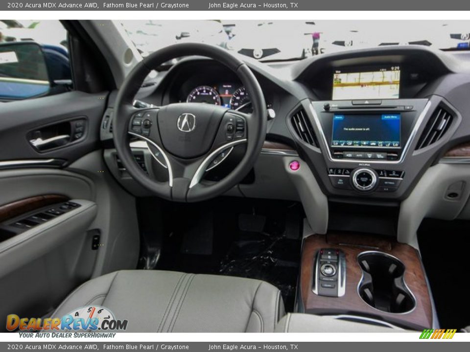 2020 Acura MDX Advance AWD Fathom Blue Pearl / Graystone Photo #29