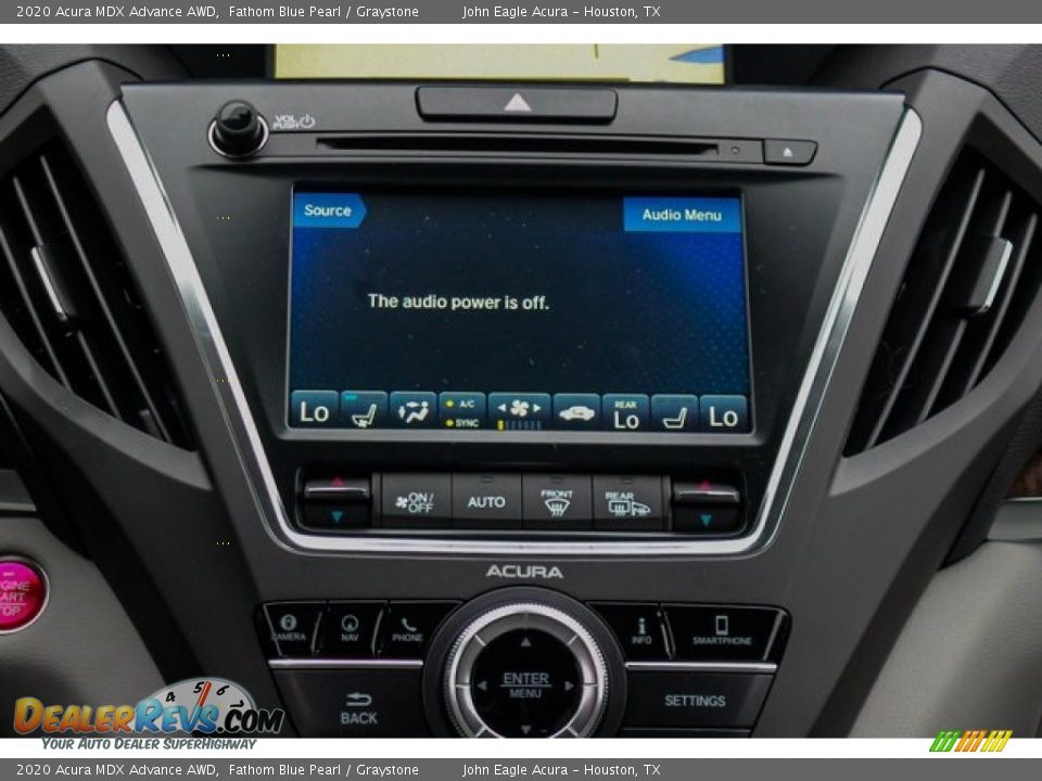 2020 Acura MDX Advance AWD Fathom Blue Pearl / Graystone Photo #32