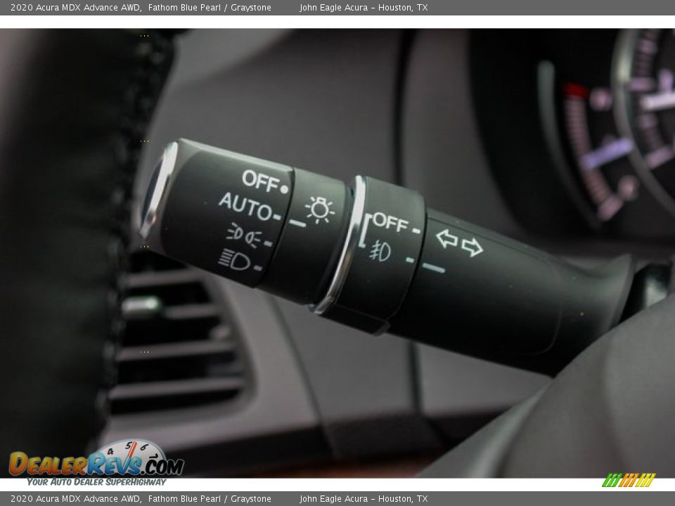 2020 Acura MDX Advance AWD Fathom Blue Pearl / Graystone Photo #35