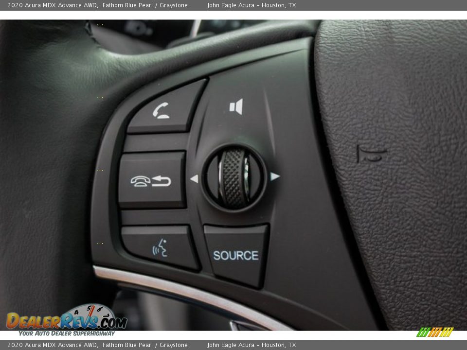 2020 Acura MDX Advance AWD Fathom Blue Pearl / Graystone Photo #36