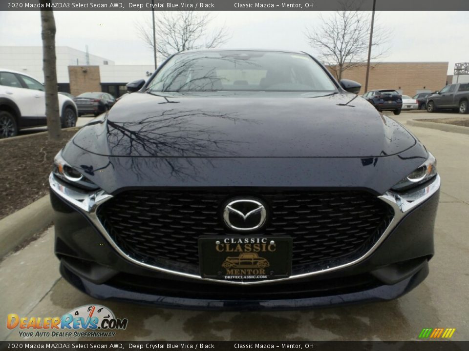 2020 Mazda MAZDA3 Select Sedan AWD Deep Crystal Blue Mica / Black Photo #2