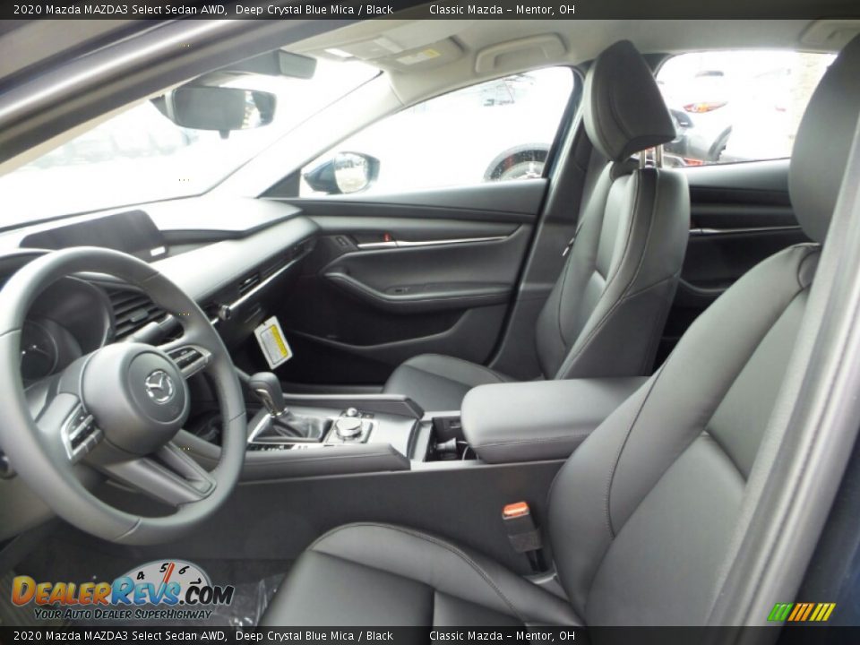 2020 Mazda MAZDA3 Select Sedan AWD Deep Crystal Blue Mica / Black Photo #8