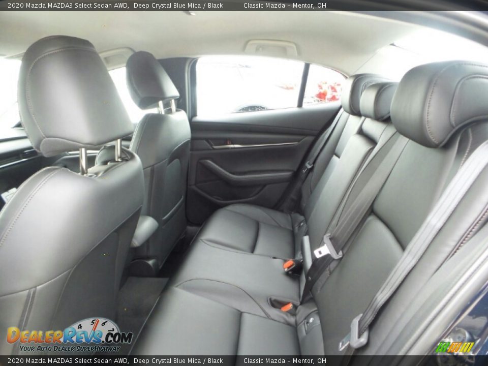 2020 Mazda MAZDA3 Select Sedan AWD Deep Crystal Blue Mica / Black Photo #9
