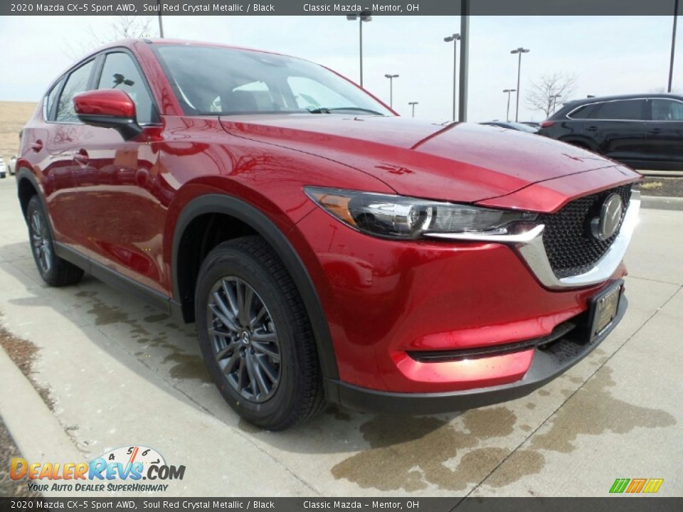 2020 Mazda CX-5 Sport AWD Soul Red Crystal Metallic / Black Photo #1