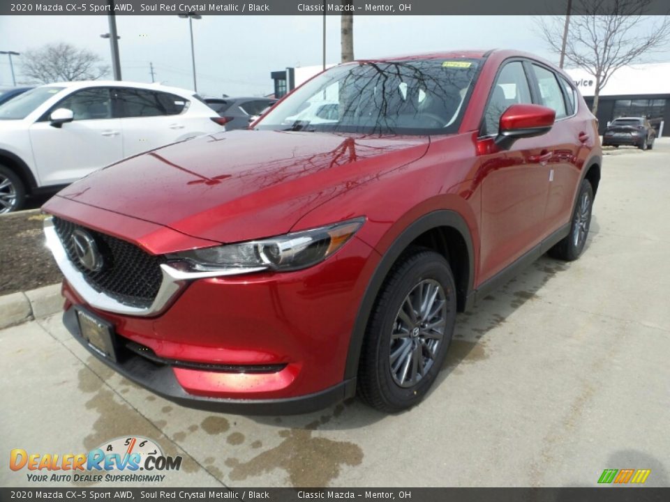 2020 Mazda CX-5 Sport AWD Soul Red Crystal Metallic / Black Photo #3