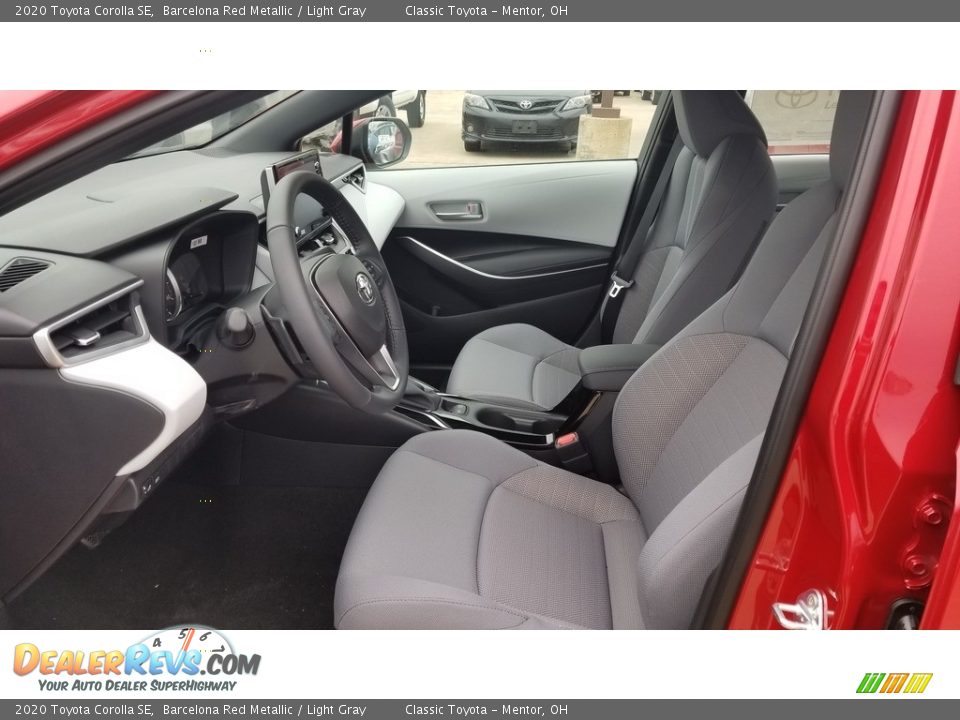 2020 Toyota Corolla SE Barcelona Red Metallic / Light Gray Photo #2