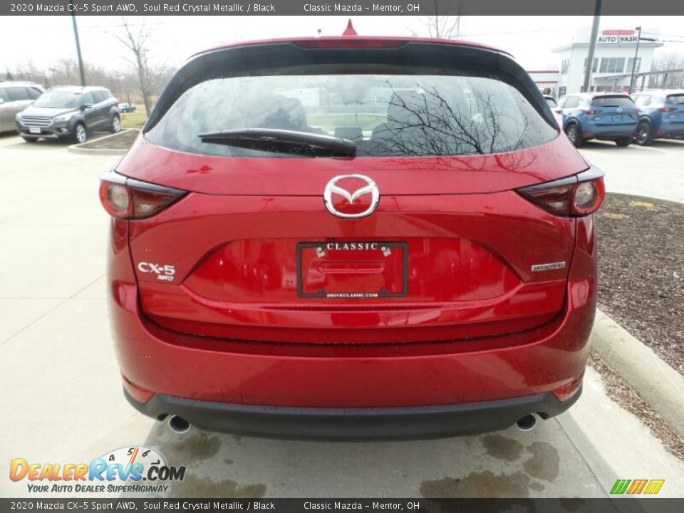 2020 Mazda CX-5 Sport AWD Soul Red Crystal Metallic / Black Photo #6
