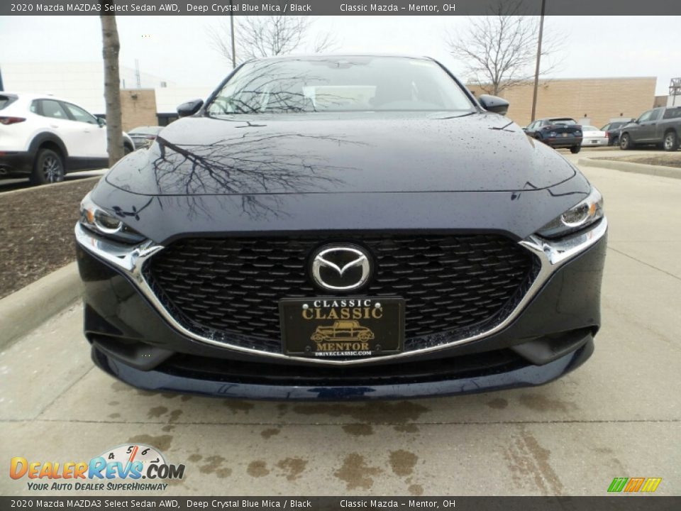2020 Mazda MAZDA3 Select Sedan AWD Deep Crystal Blue Mica / Black Photo #2