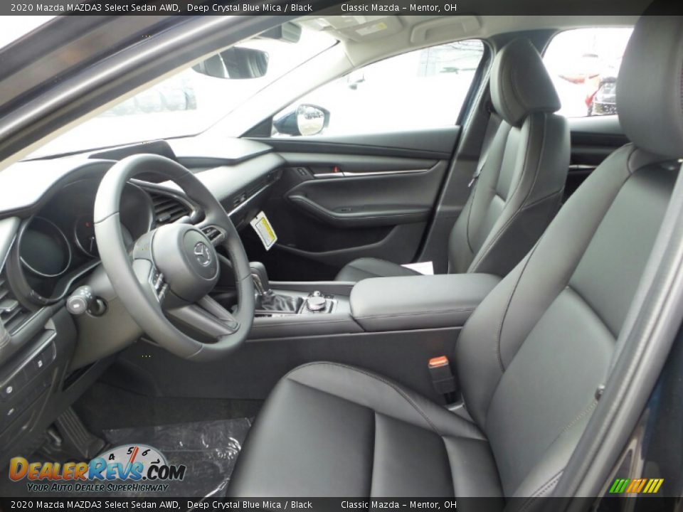 2020 Mazda MAZDA3 Select Sedan AWD Deep Crystal Blue Mica / Black Photo #8